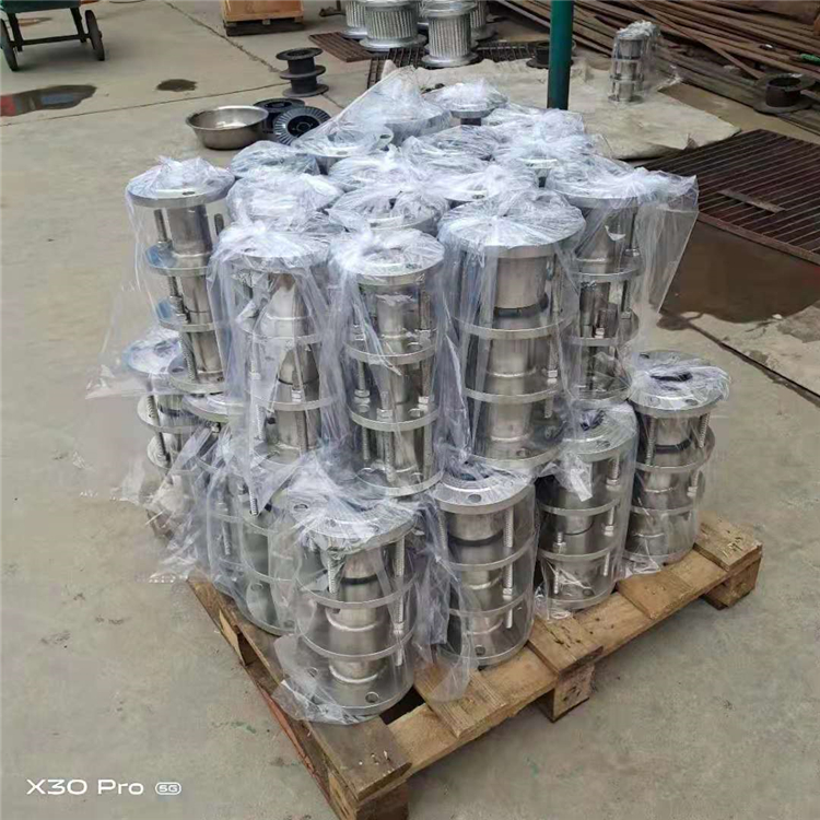 阀门连接双法兰限位补偿接头